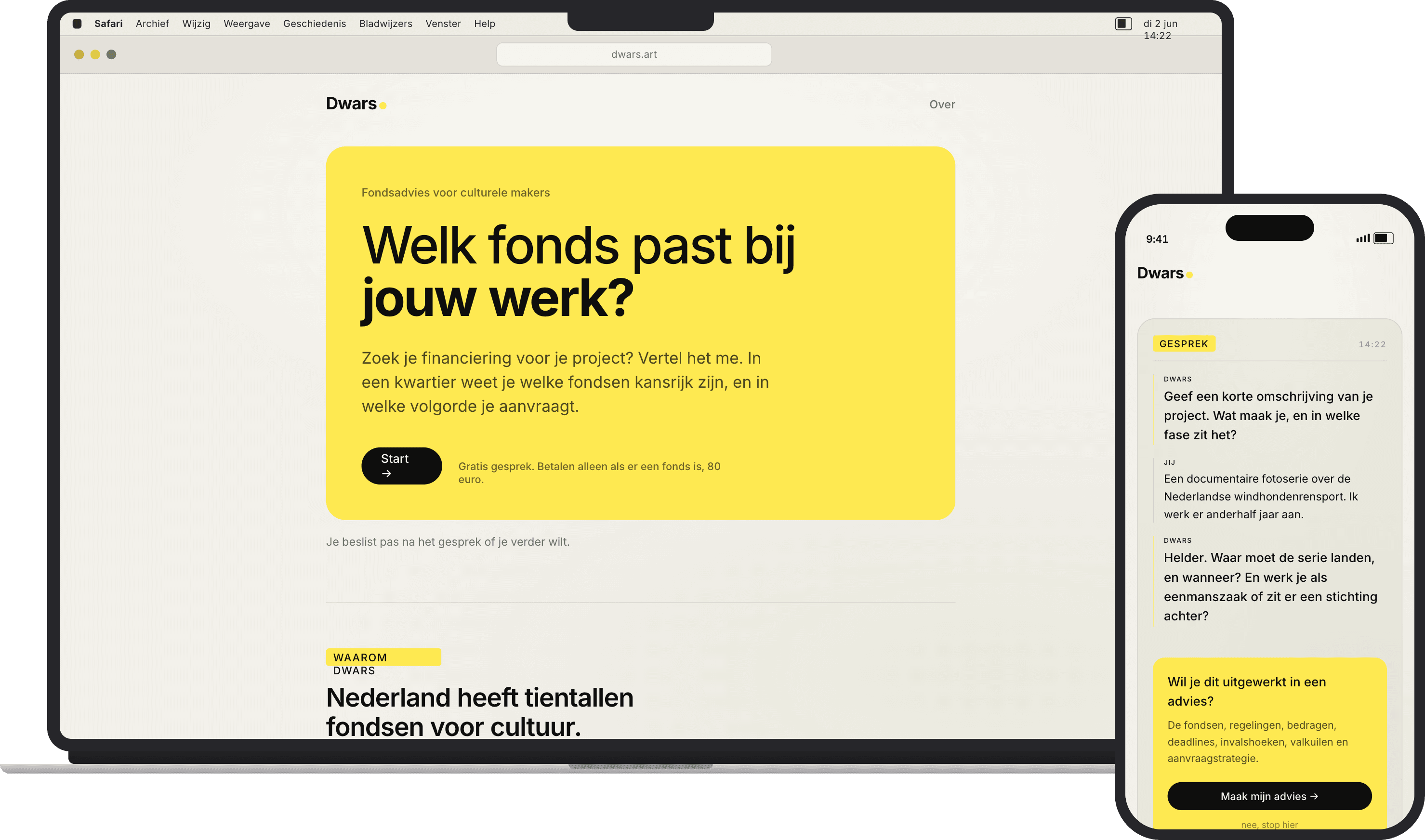 Schermafbeelding van Dwars